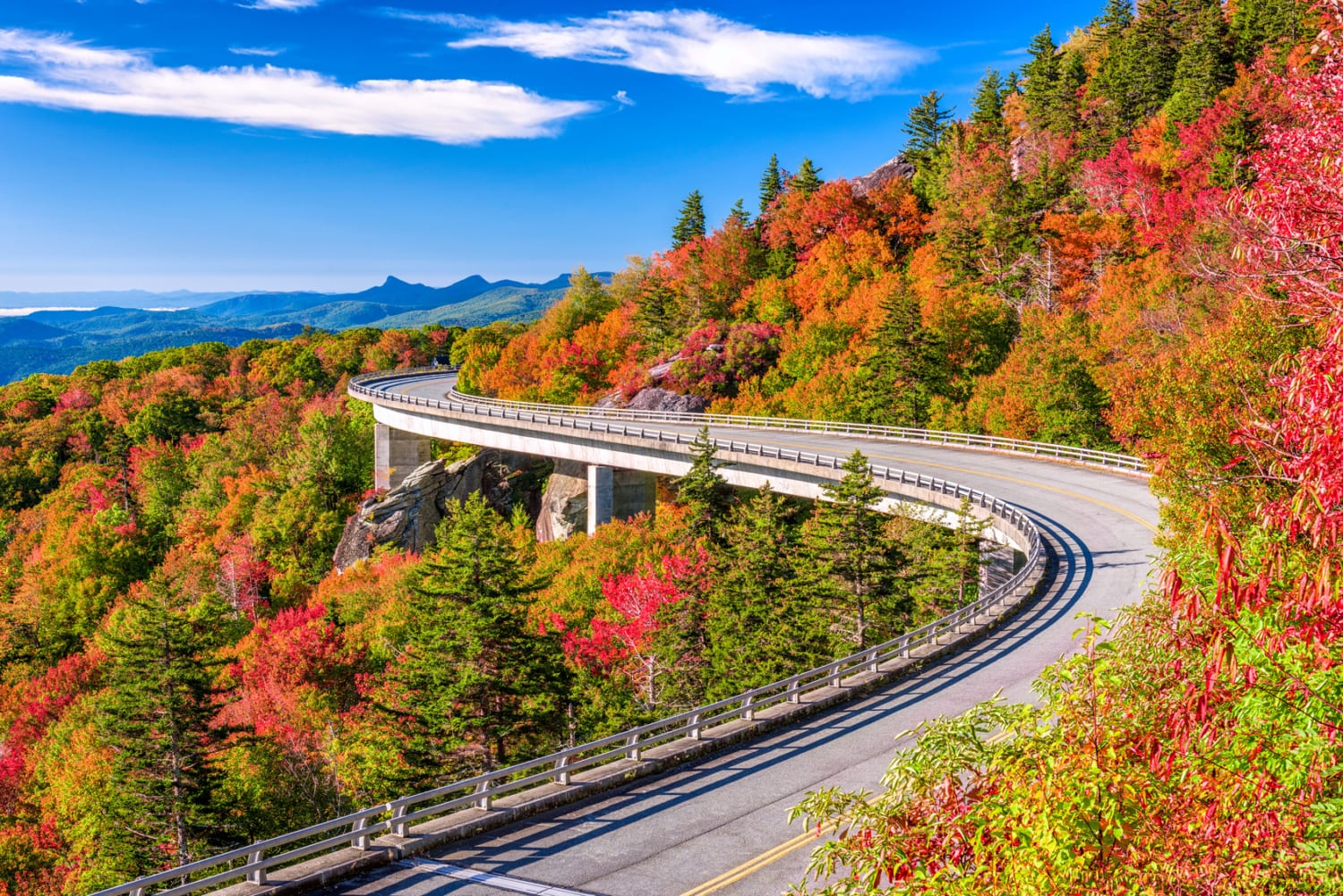 blue ridge parkway usa road trip