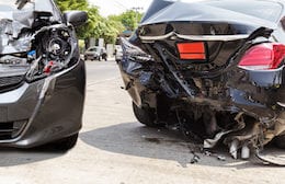 car insurance accident on street