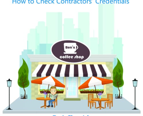 how to check contractors' credentials